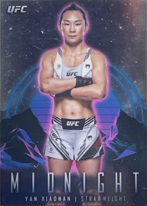 Yan Xiaonan 2024 Topps Midnight UFC Base #90 Daybreak