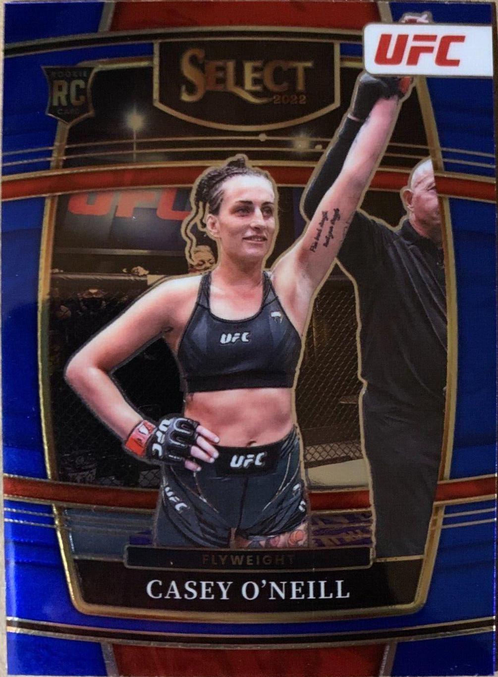 Casey O'Neill 2022 Panini Select UFC Concourse #53 Blue Prizm
