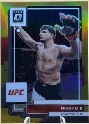 Frank Mir 2023 Panini Donruss Optic UFC Base #22 Gold