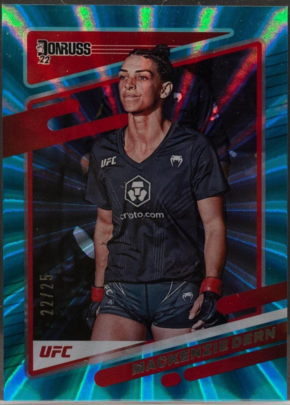 Mackenzie Dern 2022 Panini Donruss UFC Base #34 Teal
