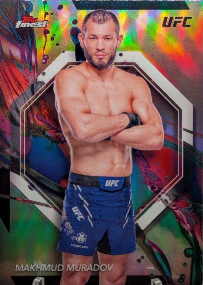 Makhmud Muradov 2024 Topps Finest UFC Base Common #24 Refractor