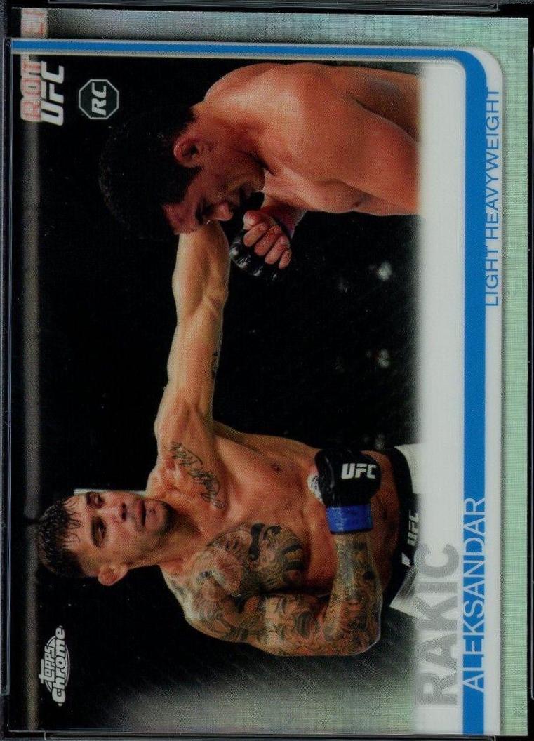 Aleksandar Rakic 2019 Topps Chrome UFC Base #64 Refractor
