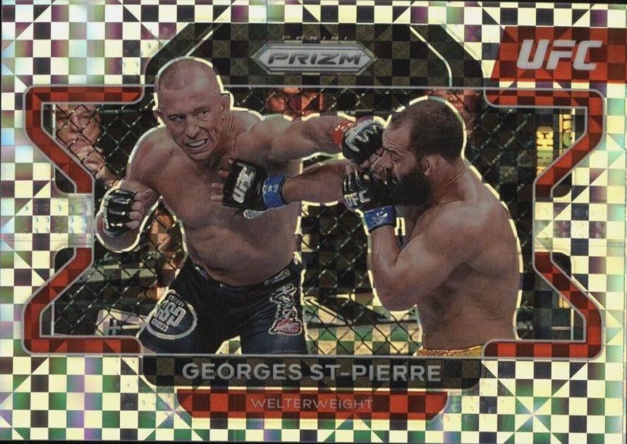 Georges St-Pierre 2022 Panini Prizm UFC Base #61 Lucky Envelopes