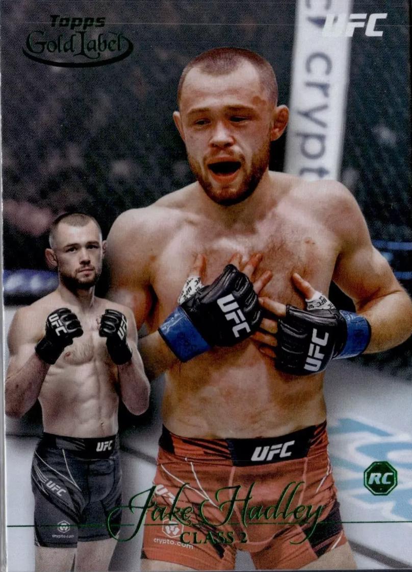 Jake Hadley 2024 Topps Gold Label UFC Base Class II #54 Green