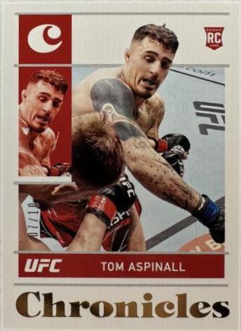 Tom Aspinall 2022 Panini Chronicles UFC Base Chronicles #86 Gold