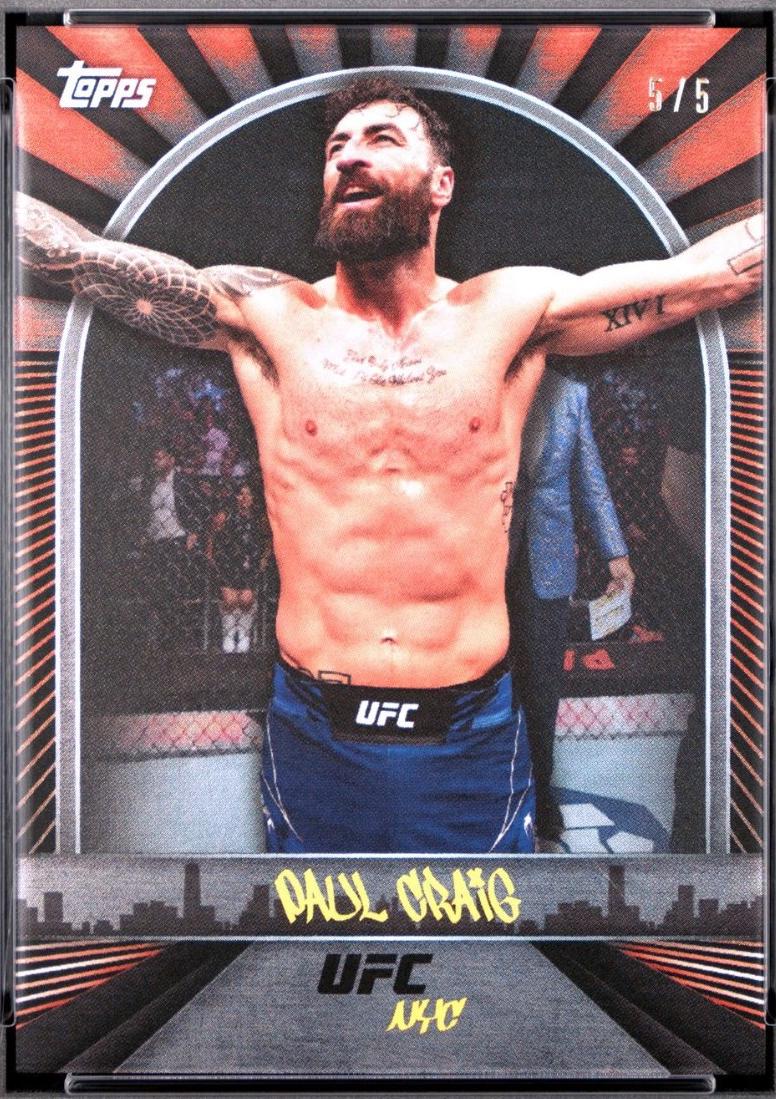 Paul Craig 2024 Topps UFC NYC Base #6 Orange