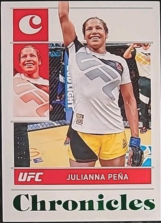Julianna Peña 2022 Panini Chronicles UFC Base Chronicles #37 Green