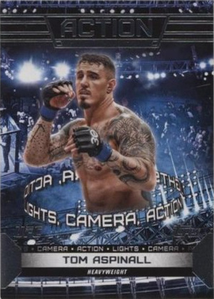 Tom Aspinall 2024 Topps Knockout UFC Action (Lights, Camera, Action) #ACT-7 Platinum
