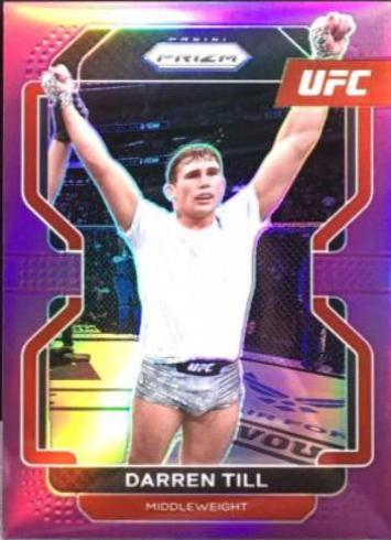 Darren Till 2022 Panini Prizm UFC Base #181 Purple