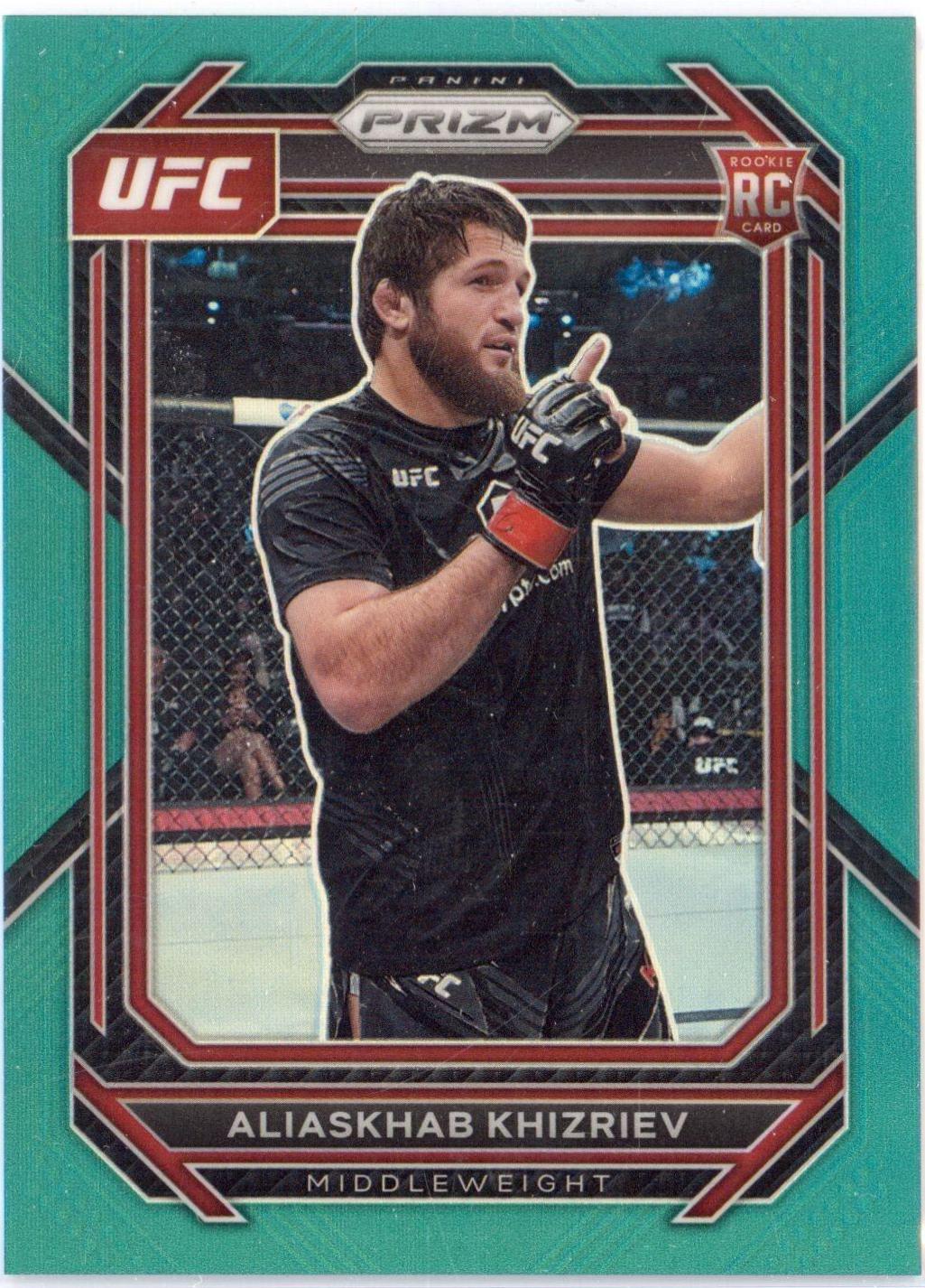 Aliaskhab Khizriev 2023 Panini Prizm UFC Base #141 Teal
