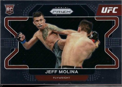 Jeff Molina 2022 Panini Prizm UFC Base #53 Pink Pulsar