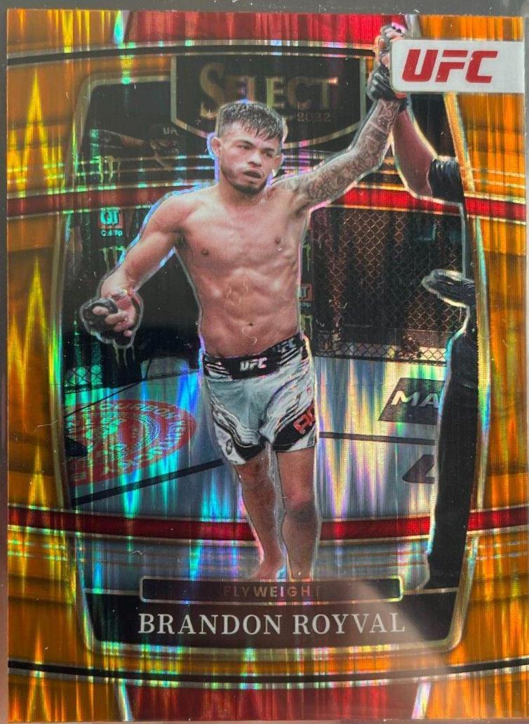 Brandon Royval 2022 Panini Select UFC Concourse #6 Orange Flash