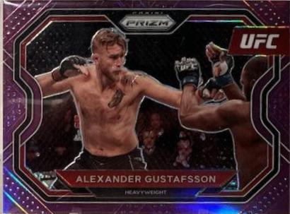 Alexander Gustafsson 2021 Panini Prizm UFC Base #122 Purple