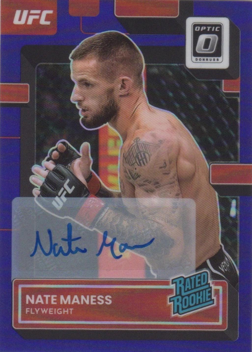 Nate Maness 2023 Panini Donruss Optic UFC Base #113 Purple