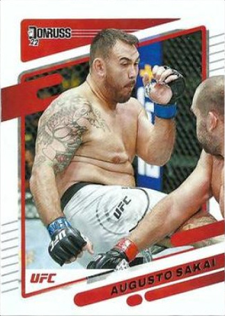 Augusto Sakai 2022 Panini Donruss UFC Base #5 Blue