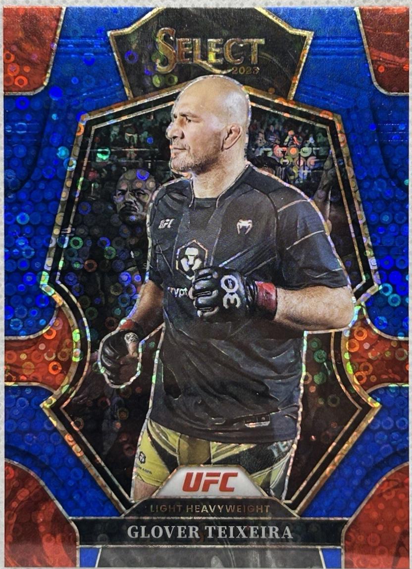 Glover Teixeira 2023 Panini Select UFC Premier Level #163 Blue Disco