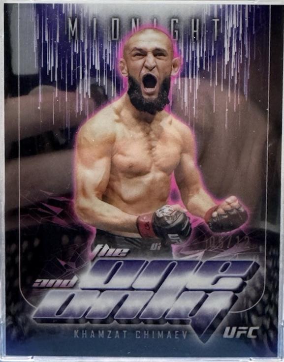 Khamzat Chimaev 2024 Topps Midnight UFC The One and Only #TO-1 Midnight