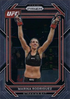 Marina Rodriguez 2023 Panini Prizm UFC Base #102 Blue Wave