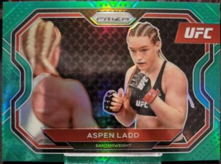 Aspen Ladd 2021 Panini Prizm UFC Base #104 Green