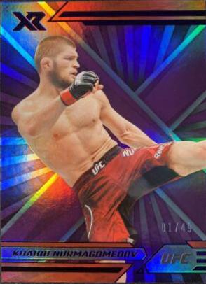 Khabib Nurmagomedov 2022 Panini Chronicles UFC Base XR #289 Purple