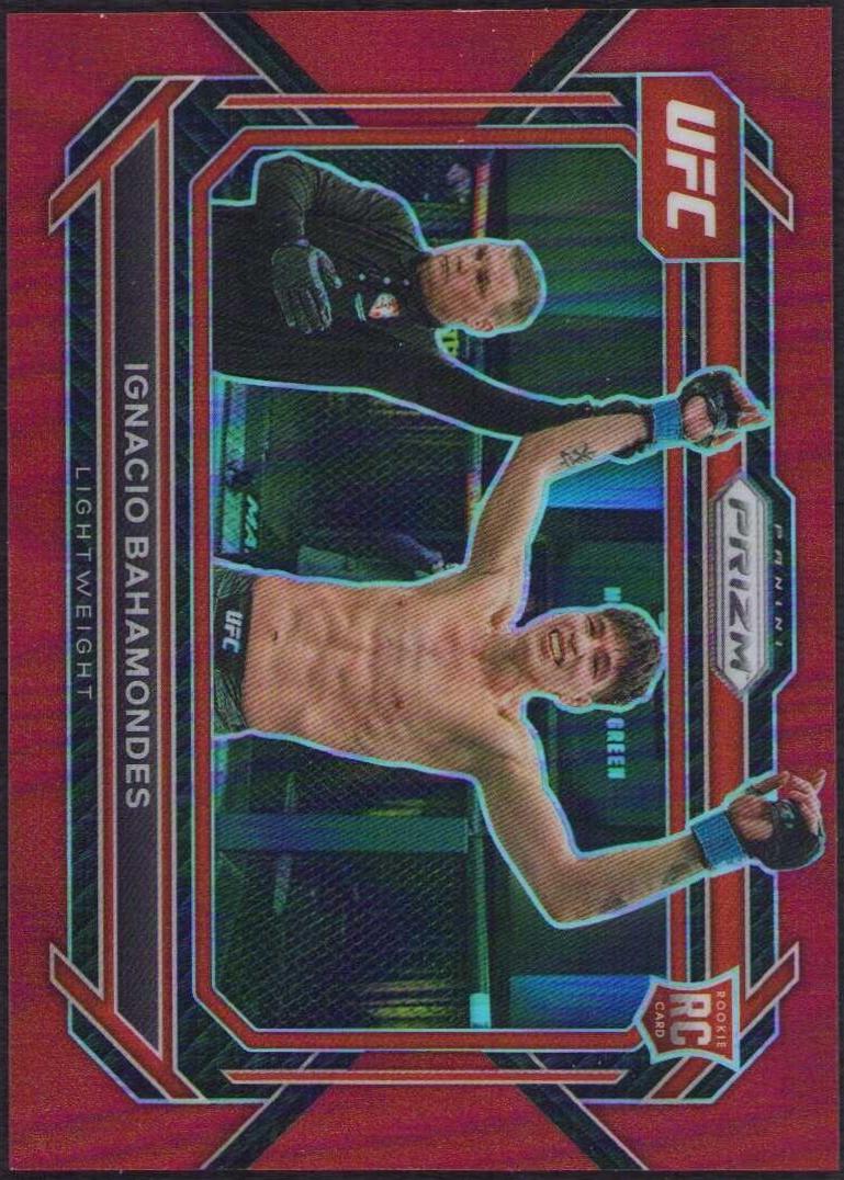 Ignacio Bahamondes 2023 Panini Prizm UFC Base #62 Red