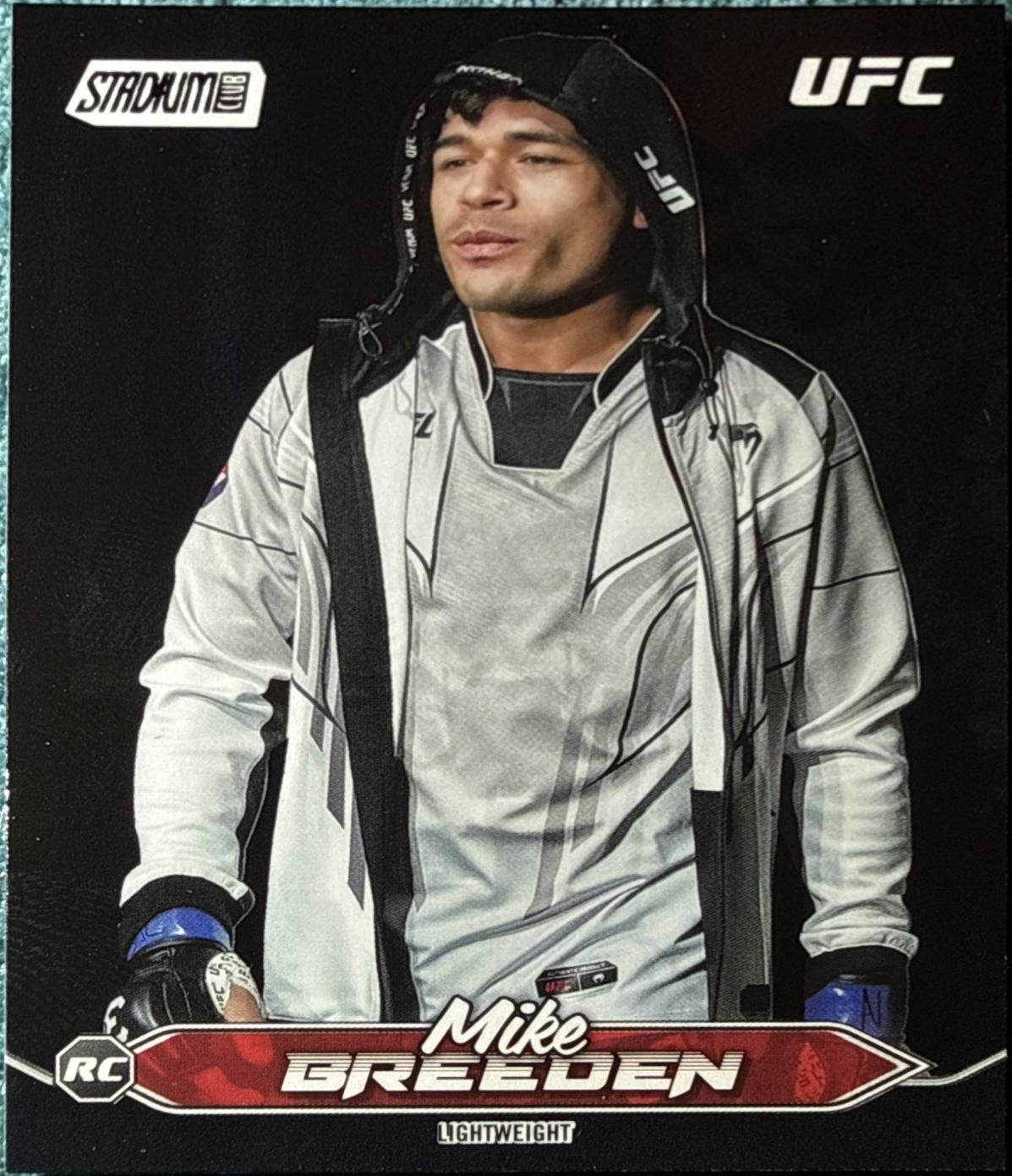 Mike Breeden 2025 Topps Stadium Club UFC Base #12 Black