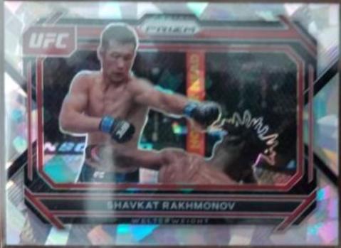 Shavkat Rakhmonov 2023 Panini Prizm UFC Base #81 Ice
