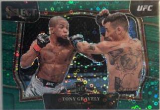 Tony Gravely 2023 Panini Select UFC Octagonside #297 Green Disco