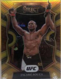 Ronaldo Souza 2021 Panini Select UFC Concourse #74 Gold