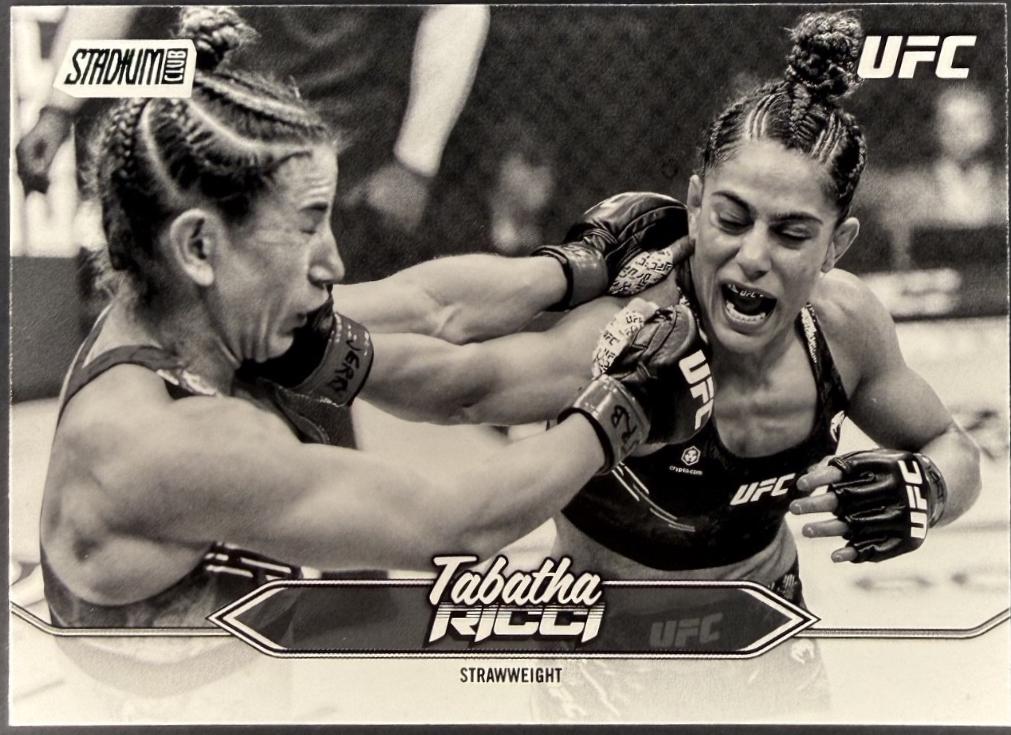 Tabatha Ricci 2025 Topps Stadium Club UFC Base #106 Black & White