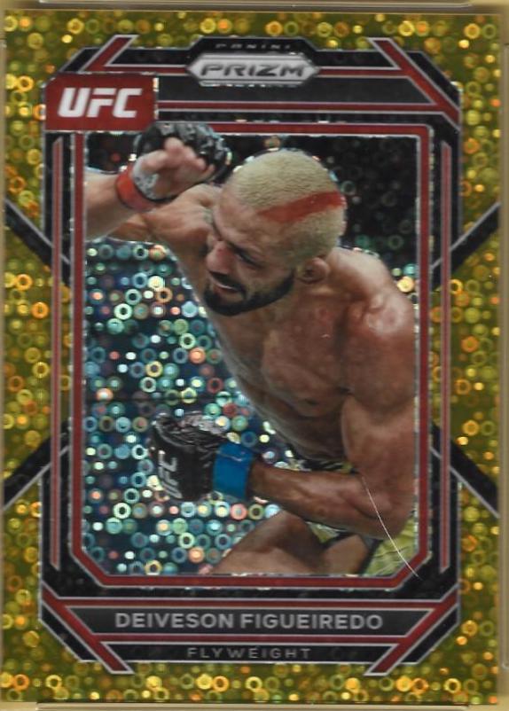 Deiveson Figueiredo 2023 Panini Prizm Under Card UFC Base #165 Gold