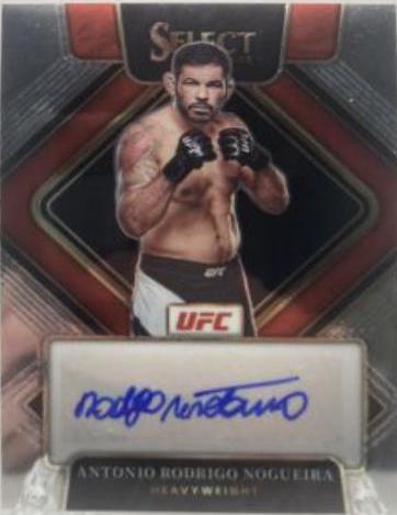 Antonio Rodrigo Nogueira 2022 Panini Select UFC Signatures #4 Disco