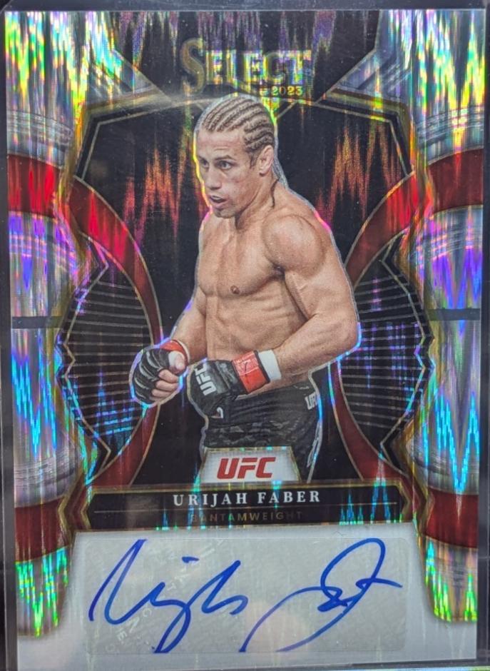 Urijah Faber 2023 Panini Select UFC Signatures #11 Disco
