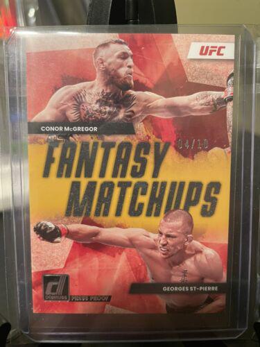 Georges St-Pierre 2023 Panini Donruss UFC Base #171 Gold Laser