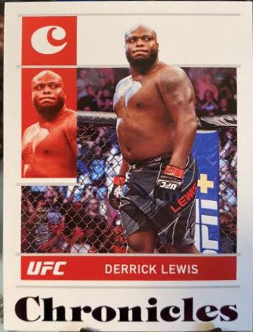Derrick Lewis 2022 Panini Chronicles UFC Base Elite #260 Purple