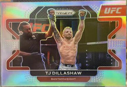 TJ Dillashaw 2022 Panini Prizm UFC Base #12 Silver