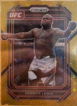 Derrick Lewis 2023 Panini Prizm Under Card UFC Base #175 Gold