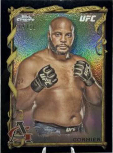 Daniel Cormier 2024 Topps Chrome UFC Allen & Ginter #AAG-29 Black Refractor