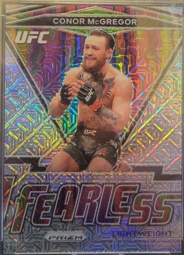 Conor McGregor 2021 Panini Prizm UFC Fearless #1 Mojo