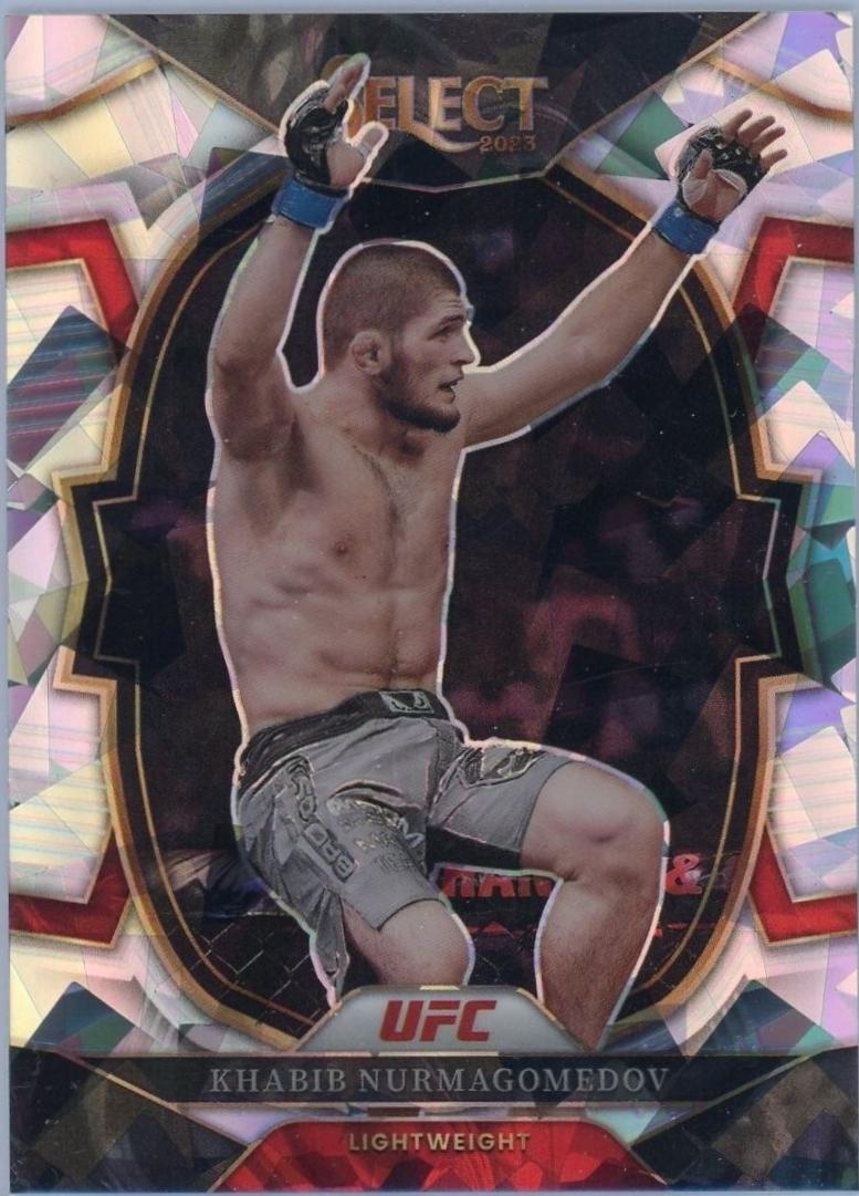Khabib Nurmagomedov 2023 Panini Select UFC Concourse #97 Cracked Ice