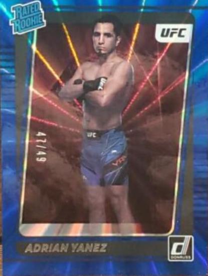Adrian Yanez 2022 Panini Donruss UFC Base #209 Blue