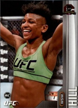 Angela Hill 2015 Topps UFC Champions Base #96 Red