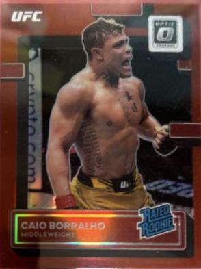 Caio Borralho 2023 Panini Donruss Optic UFC Base #130 Red