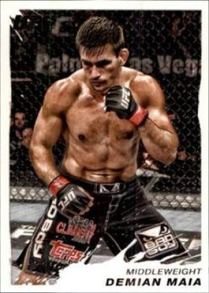 Demian Maia 2011 Topps UFC Moment of Truth Base #152 Ruby