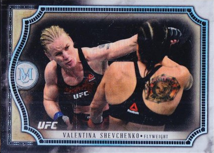 Valentina Shevchenko 2018 Topps UFC Museum Collection Base #31 Sapphire