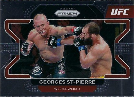 Georges St-Pierre 2022 Panini Prizm UFC Base #61 Black
