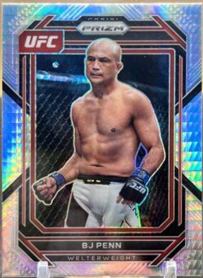 BJ Penn 2023 Panini Prizm UFC Base #123 Hyper
