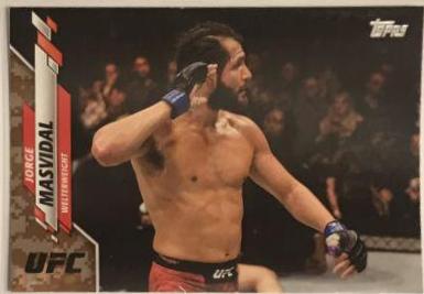Jorge Masvidal 2020 Topps UFC Base #49 Camo