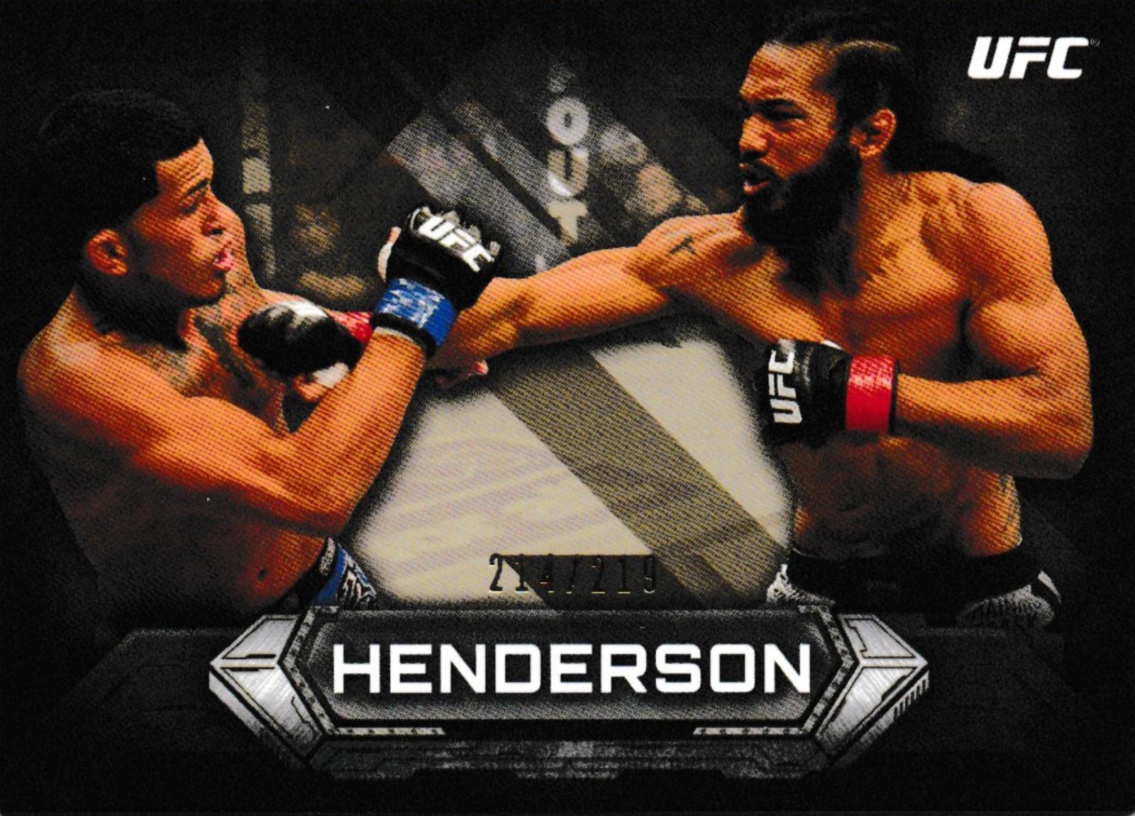 Benson Henderson 2014 Topps UFC Knockout Base #12 Gold