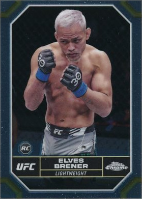 Elves Brener 2024 Topps Chrome UFC Base #29 Superfractor
